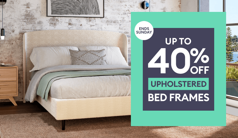 HALF PRICE OFF ALL SLEEPMAKER & UP TO 40% OFF ALL BEDROOM FURNITURE - ENDS SUNDAY!